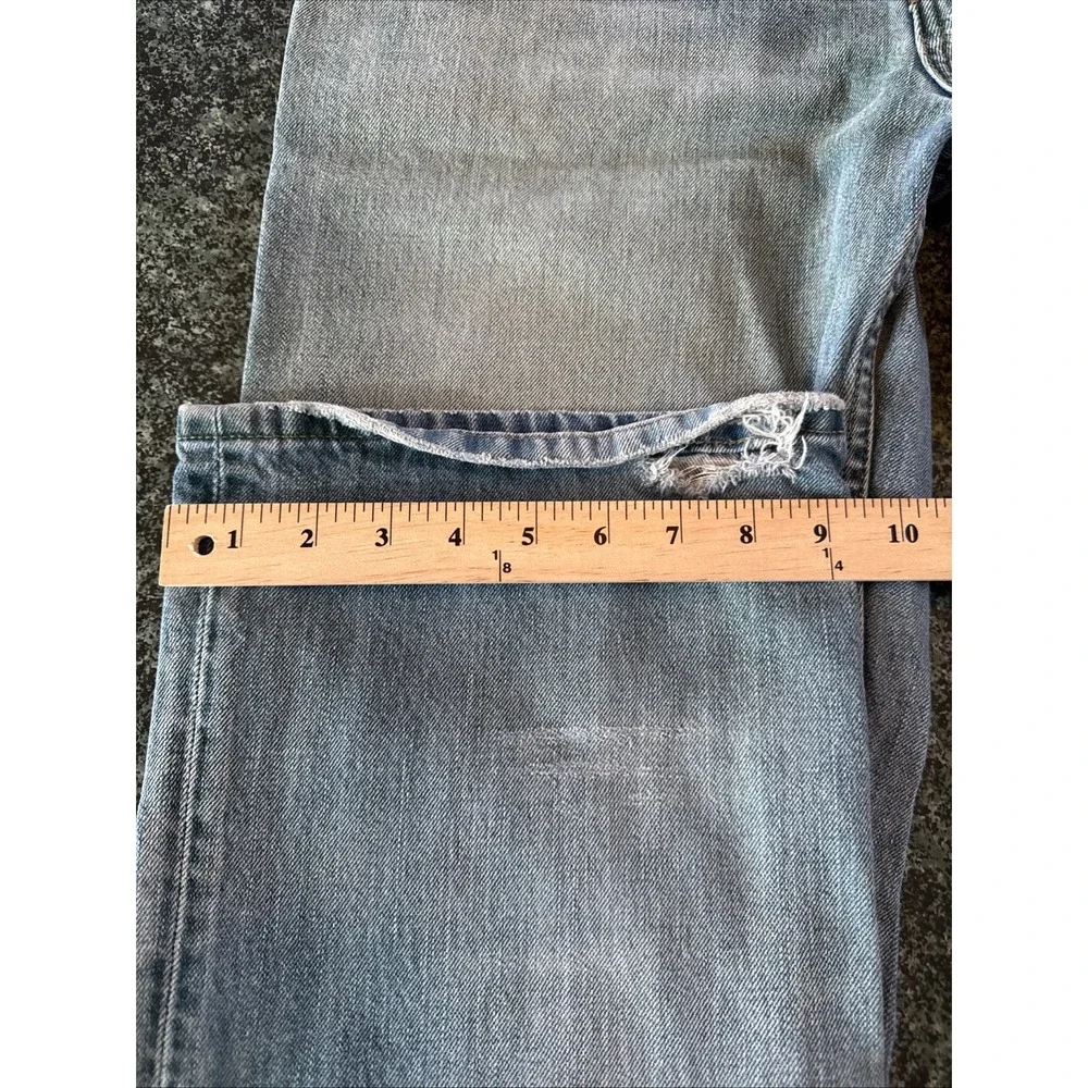 Vintage LEVI'S Men 507 04 Regular Straight‎ Jeans Size W36 34L Unique Fade